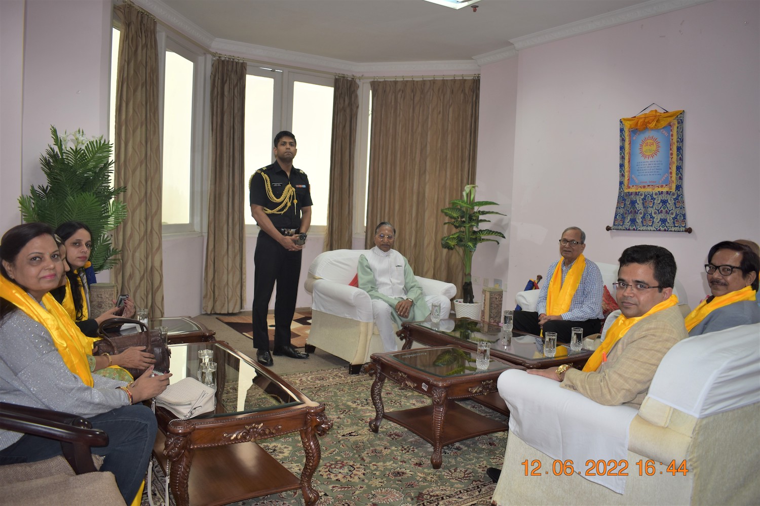 Meeting with His Excellency of Sikkim Sri Ganga Prasad ji
