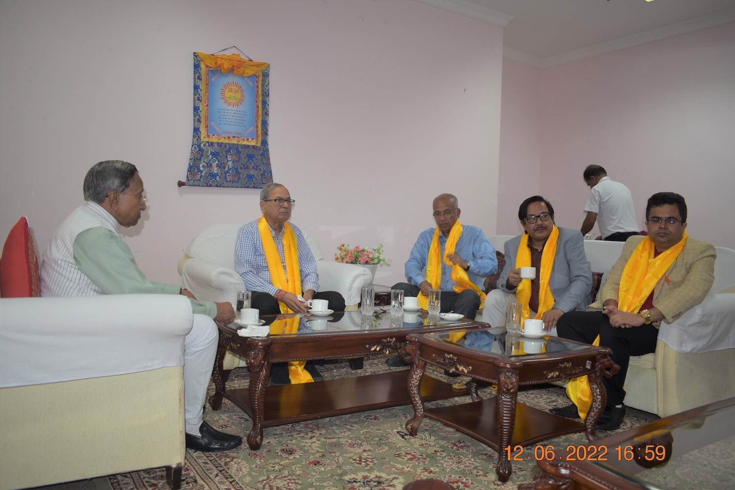 Meeting with His Excellency of Sikkim Sri Ganga Prasad ji