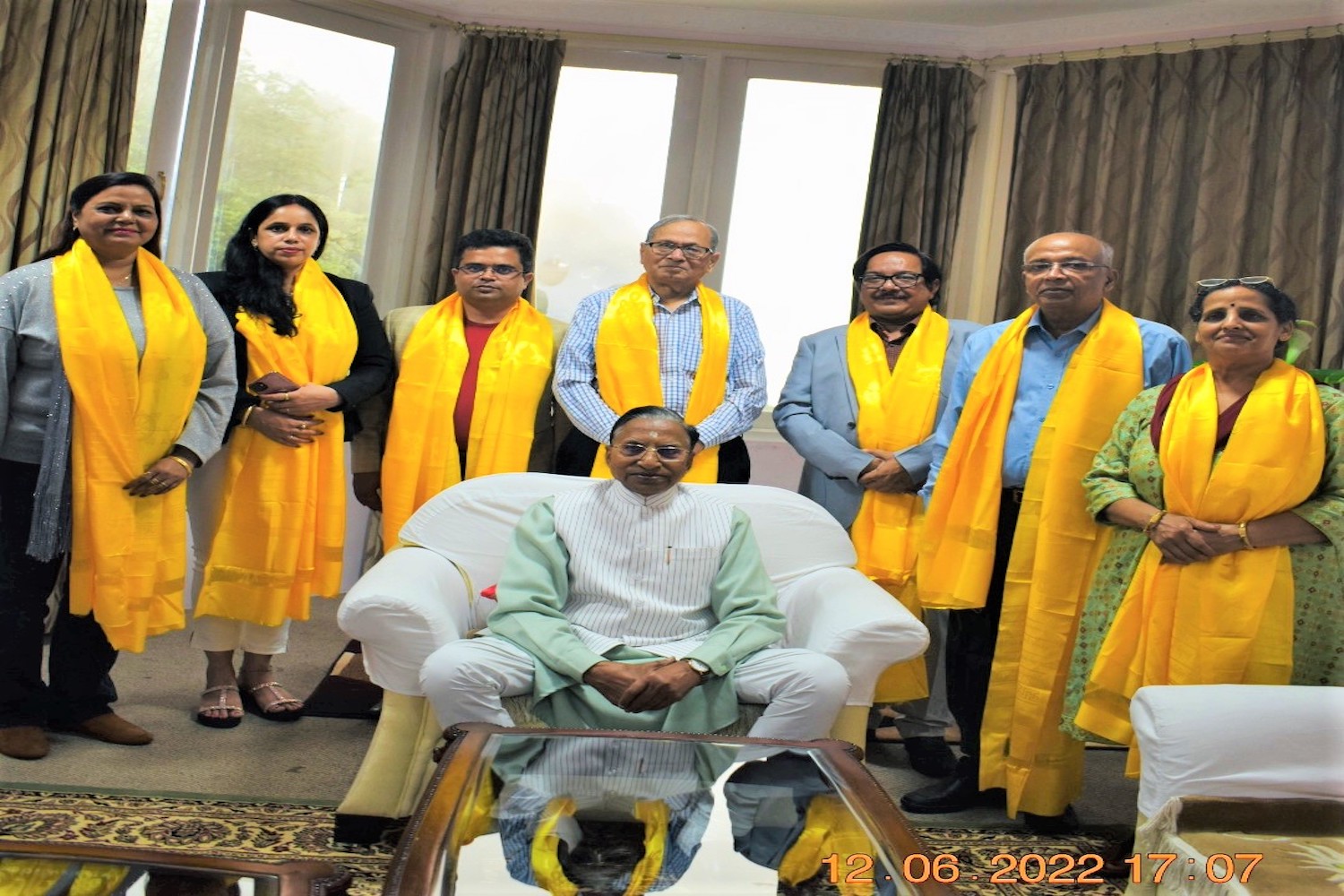 Meeting with His Excellency of Sikkim Sri Ganga Prasad ji